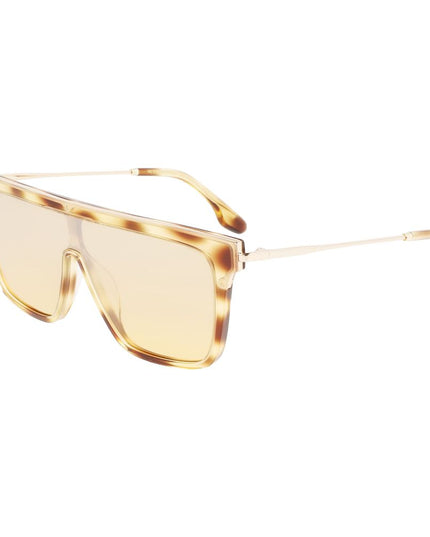 Victoria Beckham Brown Acetate Sunglasses