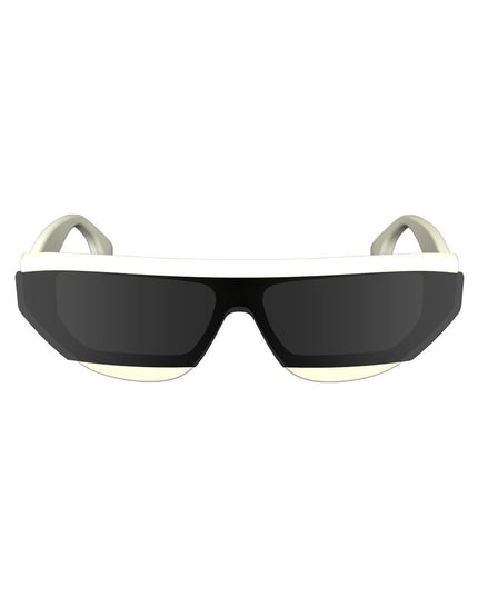 Victoria Beckham White Acetate Sunglasses