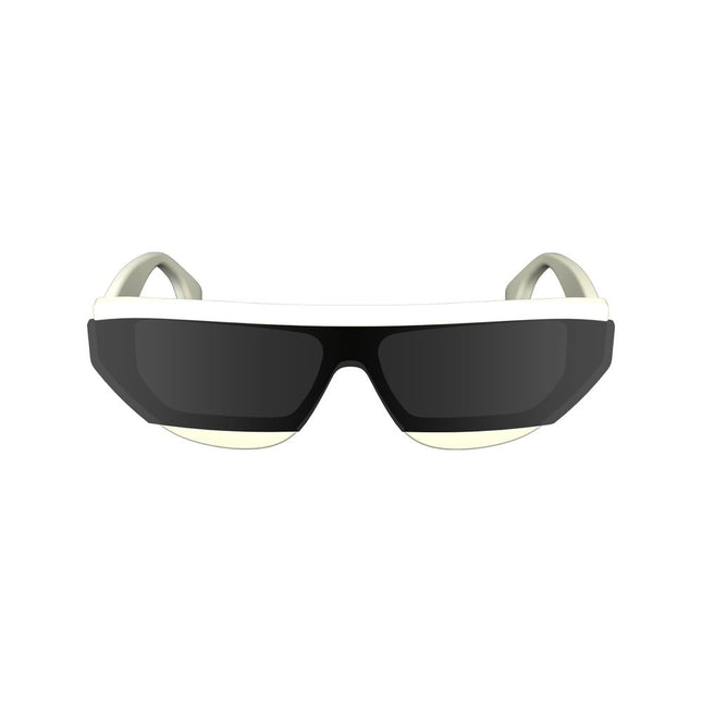 Victoria Beckham White Acetate Sunglasses