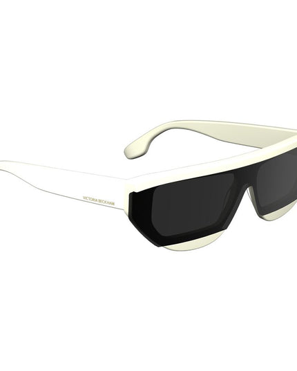 Victoria Beckham White Acetate Sunglasses