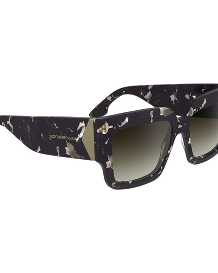 Victoria Beckham Black Acetate Sunglasses