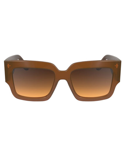 Victoria Beckham Brown Acetate Sunglasses