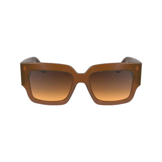 Victoria Beckham Brown Acetate Sunglasses