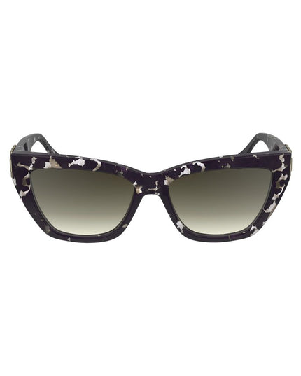 Victoria Beckham Black Acetate Sunglasses