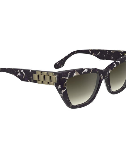 Victoria Beckham Black Acetate Sunglasses