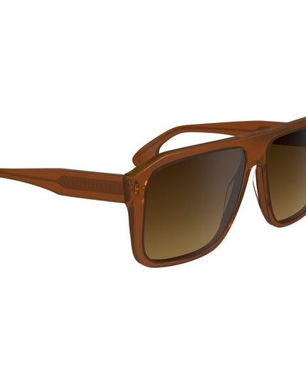 Victoria Beckham Brown Acetate Sunglasses