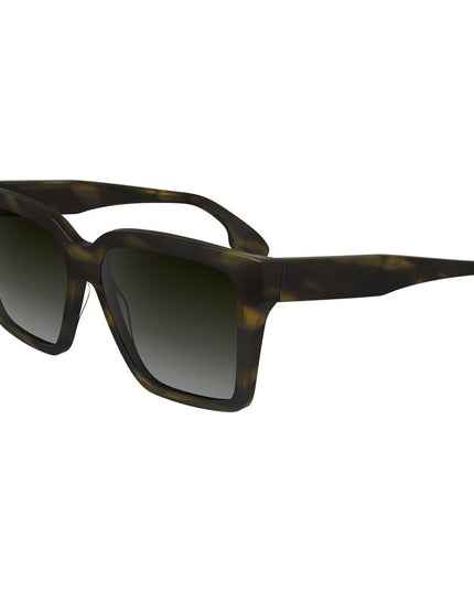 Victoria Beckham Brown Acetate Sunglasses