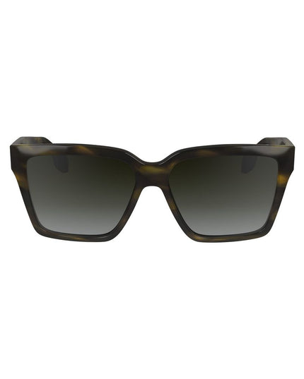 Victoria Beckham Brown Acetate Sunglasses
