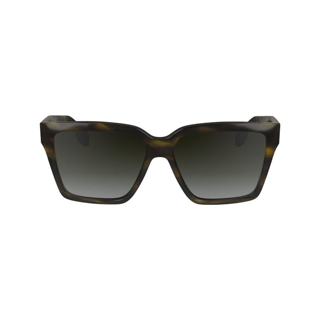 Victoria Beckham Brown Acetate Sunglasses