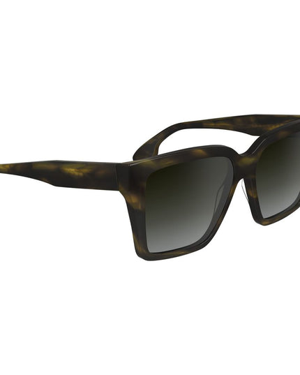 Victoria Beckham Brown Acetate Sunglasses