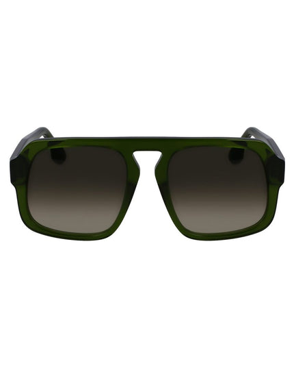 Victoria Beckham Green Acetate Sunglasses