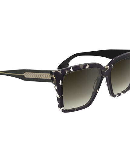 Victoria Beckham Brown Acetate Sunglasses