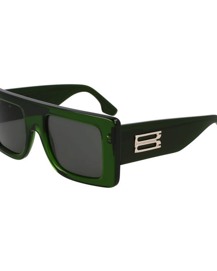Victoria Beckham Green Acetate Sunglasses