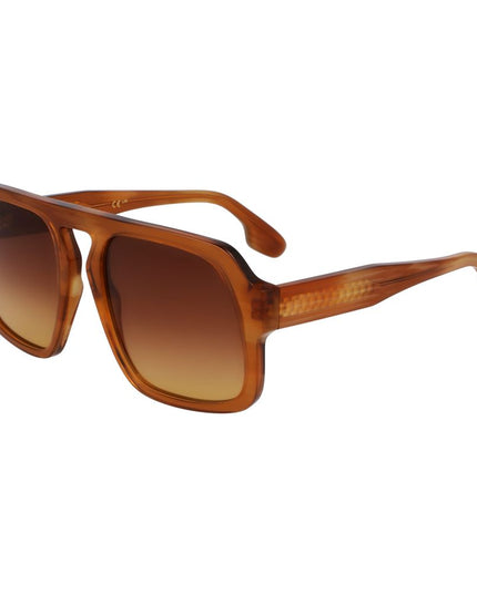 Victoria Beckham Gold Acetate Sunglasses