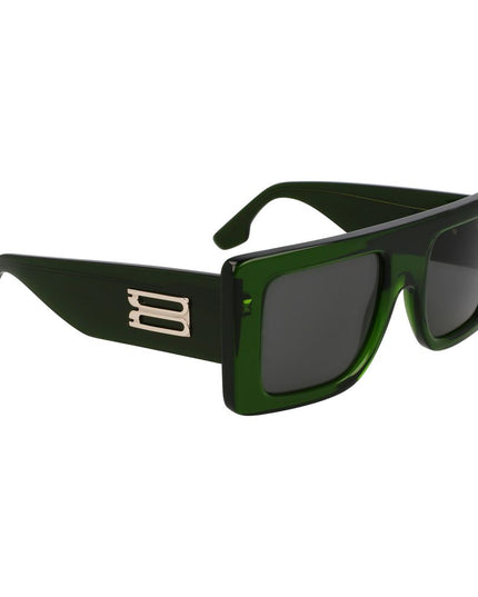 Victoria Beckham Green Acetate Sunglasses