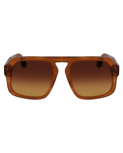 Victoria Beckham Gold Acetate Sunglasses