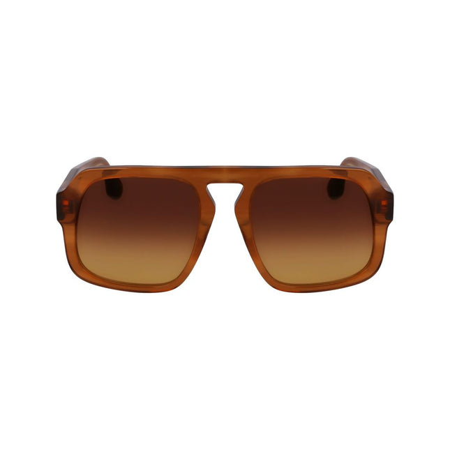 Victoria Beckham Gold Acetate Sunglasses