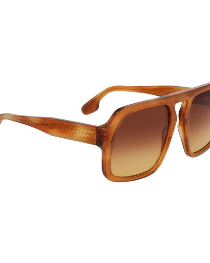 Victoria Beckham Gold Acetate Sunglasses