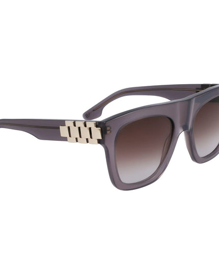 Victoria Beckham White Acetate Sunglasses