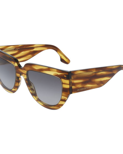 Victoria Beckham Brown Acetate Sunglasses