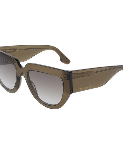 Victoria Beckham Brown Acetate Sunglasses