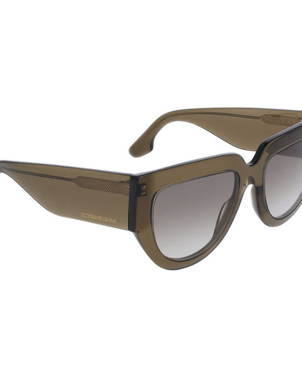 Victoria Beckham Brown Acetate Sunglasses