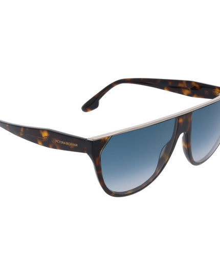 Victoria Beckham Brown Acetate Sunglasses