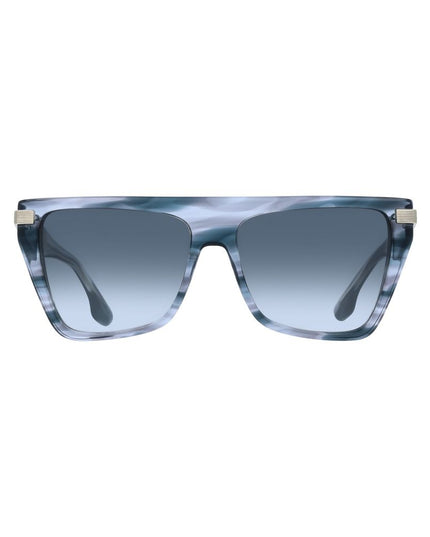 Victoria Beckham Gray Acetate Sunglasses