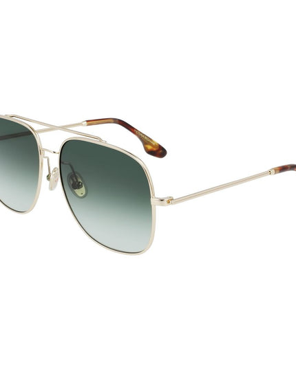 Victoria Beckham Gold Metal Sunglasses