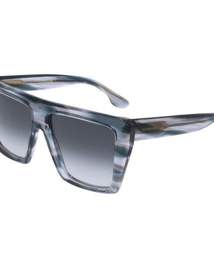 Victoria Beckham Gray Acetate Sunglasses
