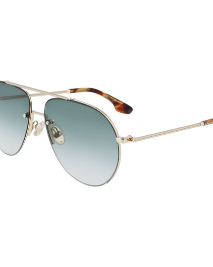 Victoria Beckham Gold Metal Sunglasses