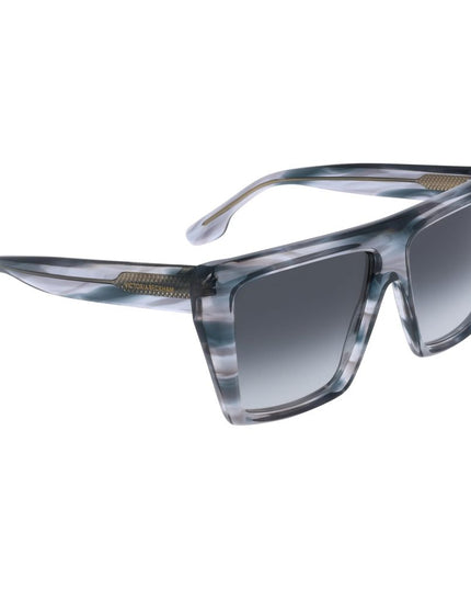 Victoria Beckham Gray Acetate Sunglasses