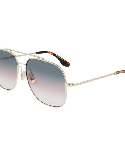 Victoria Beckham Gold Metal Sunglasses