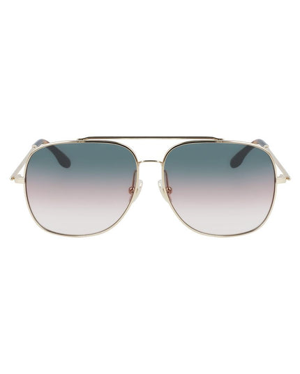 Victoria Beckham Gold Metal Sunglasses