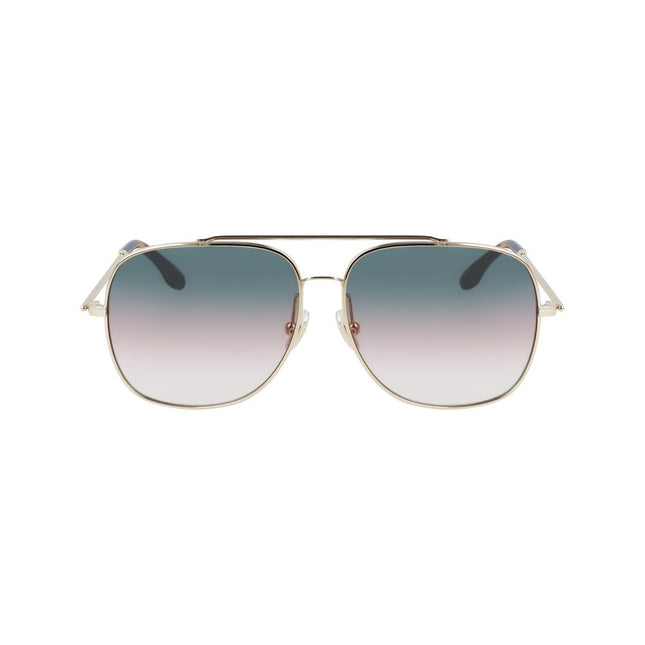 Victoria Beckham Gold Metal Sunglasses