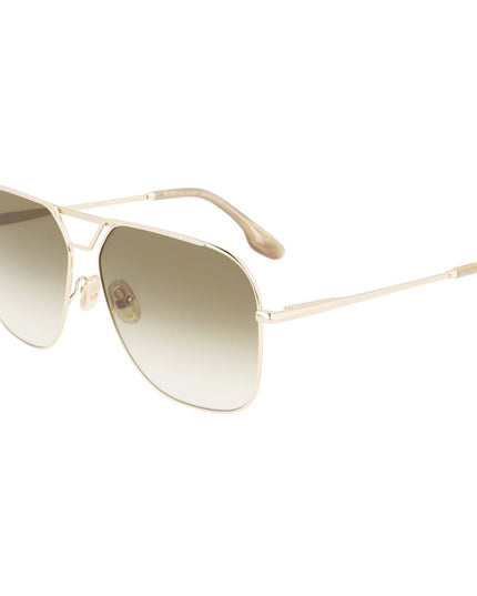 Victoria Beckham Gold Metal Sunglasses