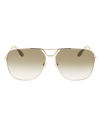Victoria Beckham Gold Metal Sunglasses