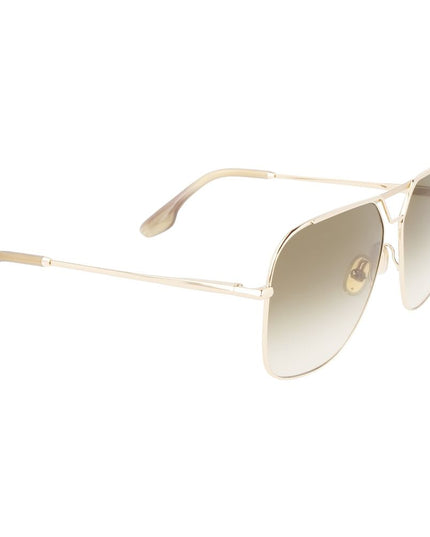 Victoria Beckham Gold Metal Sunglasses