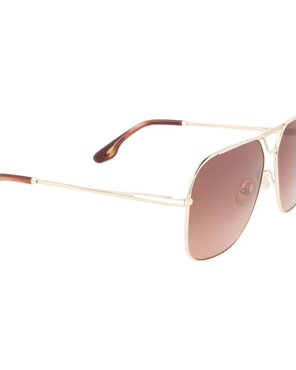 Victoria Beckham Gold Metal Sunglasses