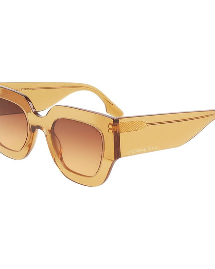 Victoria Beckham Brown Acetate Sunglasses