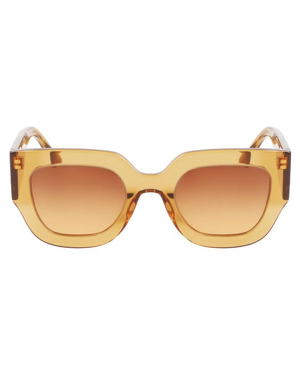Victoria Beckham Brown Acetate Sunglasses