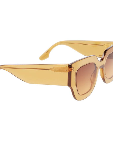 Victoria Beckham Brown Acetate Sunglasses