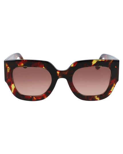 Victoria Beckham Red Acetate Sunglasses