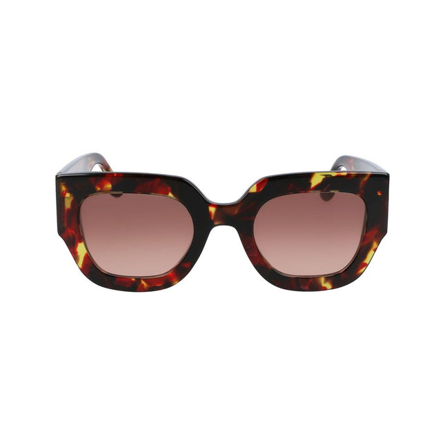 Victoria Beckham Red Acetate Sunglasses