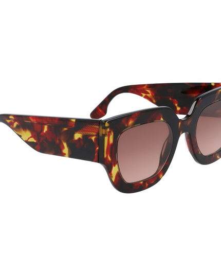 Victoria Beckham Red Acetate Sunglasses