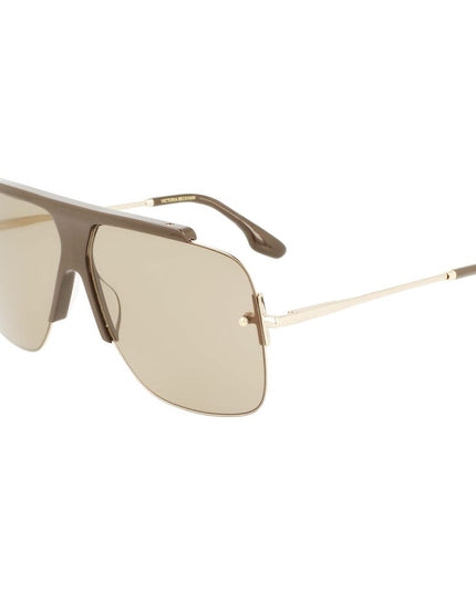 Victoria Beckham Brown Acetate Sunglasses