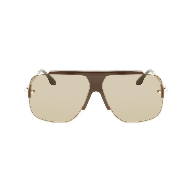 Victoria Beckham Brown Acetate Sunglasses