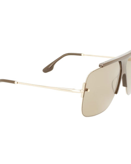 Victoria Beckham Brown Acetate Sunglasses