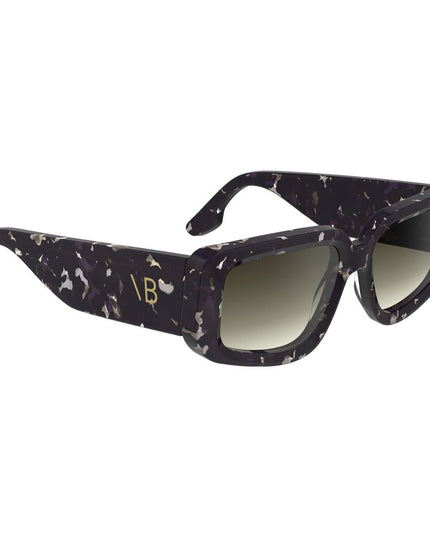 Victoria Beckham Black Acetate Sunglasses