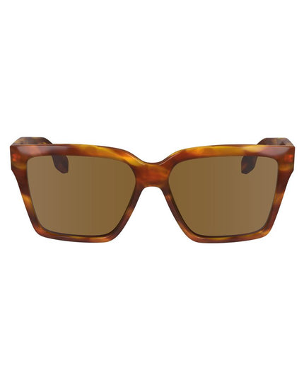 Victoria Beckham Brown Acetate Sunglasses